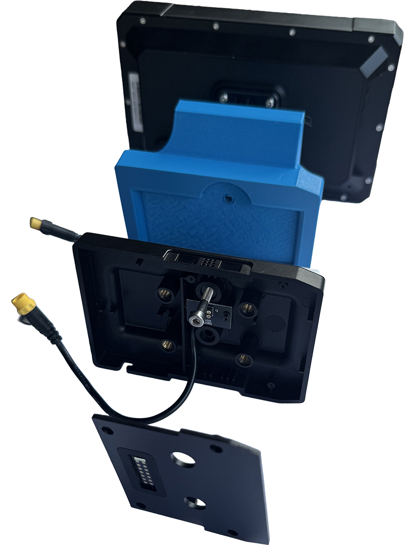 Vue détaillée du montage